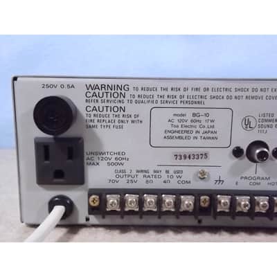 Immagine TOA BG-10 Amplifier - 10W PA system - 5