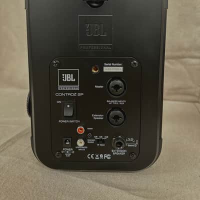 JBL Control 2P Compact 5.25" Powered 2-Way Studio Monitor Speaker (Pair) 2010s - Black image 5
