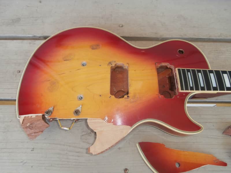 Vintage 1974 Gibson Les Paul Custom Electric Guitar Body/Neck Project! Luthier Special! image 1