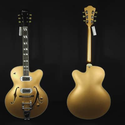 Eastman T58-GD Archtop w/Bigsby and GigBag Gold image 2