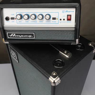 Ampeg Micro VR 200w Solid State Bass Amplifier w/ 2x10 Cabinet #58996 image 6
