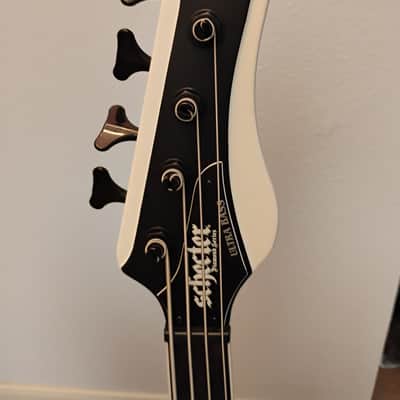 Schecter Diamond Series Ultra Bass 2010s - Satin White image 7