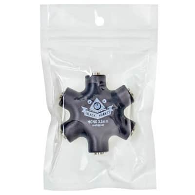 Black Market Modular Monomult 3.5mm Mono TS Mini-Jack Multiplier Adapter (black) image 2