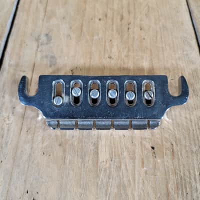 Gibson Top Adjust Bridge / Tailpiece 1980s 6 String Electric Guitar - Chrome image 4
