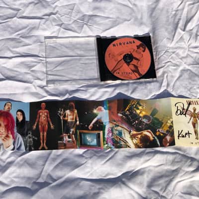 Nirvana 'In Utero' Signed Kurt Cobain MTV Live & Loud COA image 8