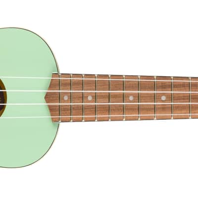 Fender Venice Soprano Ukulele - Walnut Fingerboard, Surf Green image 3