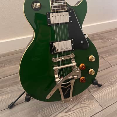 Epiphone Joe Bonamassa Signature Les Paul Standard w/Bigsby and Hardshell Case, Inverness Green image 4