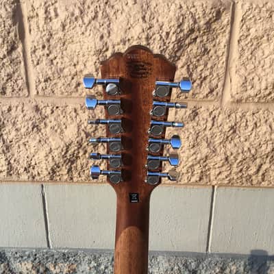 Washburn Heritage Series HD10SCE12 12-String Acoustic/Electric Dreadnought Cutaway Guitar 2010s - Natural image 7