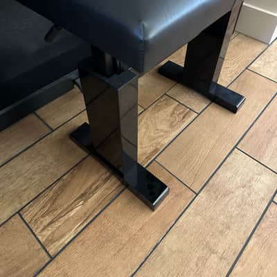 On-Stage KB9502B Adjustable Height Piano Bench 2010s - Black Gloss image 2