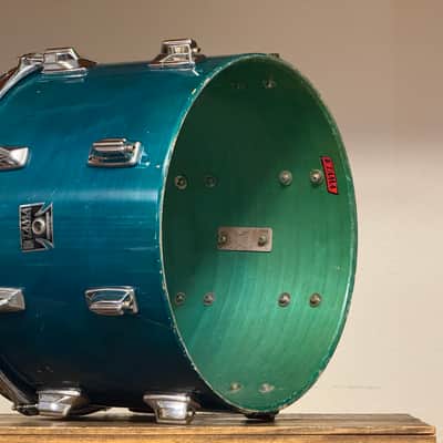 1980's Tama 14" Superstar Aquamarine 10x14 Rack Tom image 13