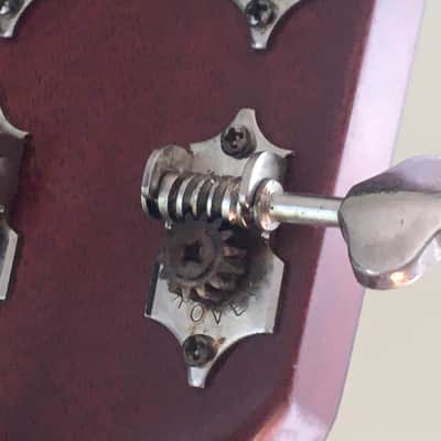 6 Vintage Reissue Aged Nickel Grover Sta-Tite 3x3 Tuners Acoustic Relic Martin image 5