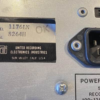 Urei 1176LN Silverface H lot. Clean Clean Clean... image 2