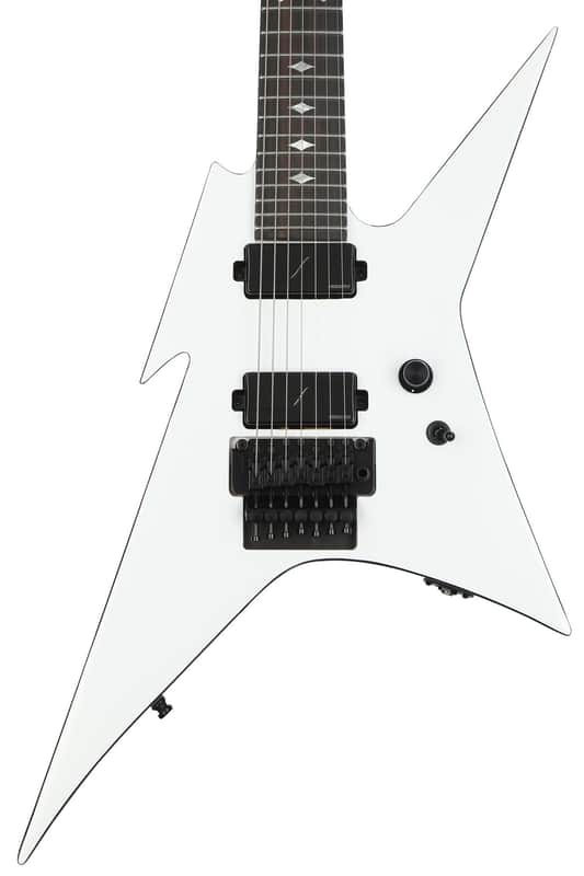 B.C. Rich Ironbird Extreme MK2-7 with Floyd Rose Electric Guitar - Glitter Rock White image 1
