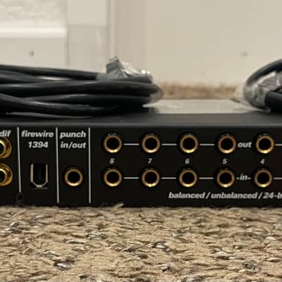 MOTU 828 Firewire Audio Interface 2000s - Black / Blue image 3