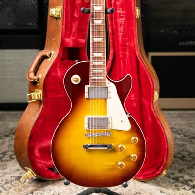 Gibson Les Paul Standard 50s Figured Electric Guitar - Iced Tea with Hardshell Case image 12