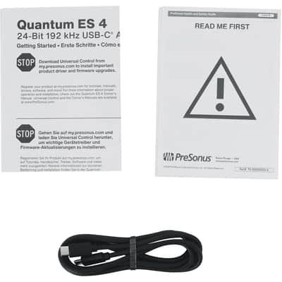 Presonus Quantum ES4 4 x 4, 24-bit / 192 kHz USB-C Audio Recording Interface image 6