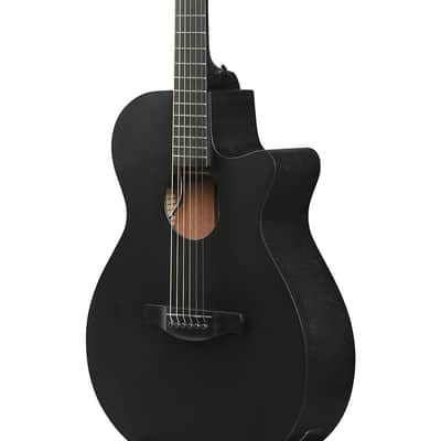 Ibanez AEG621 Auditorium Acoustic-Electric Guitar - Regular Black Out image 7
