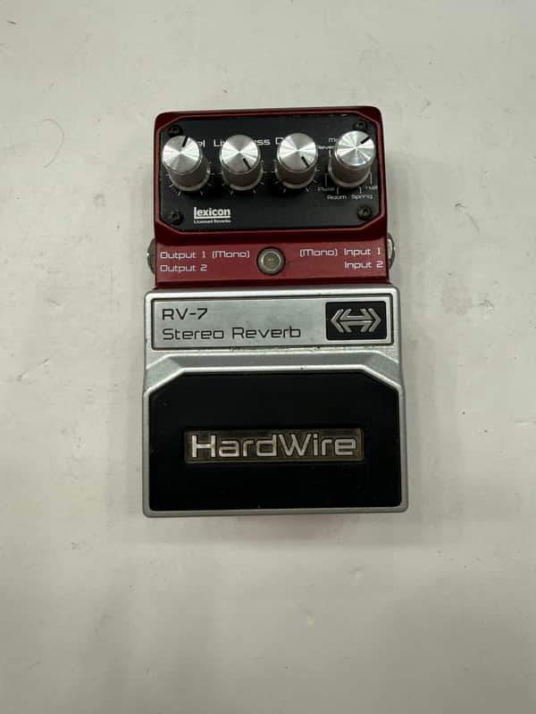 Digitech RV-7 Hardwire Stereo Reverb Digital Lexicon Guitar Effect Pedal image 1