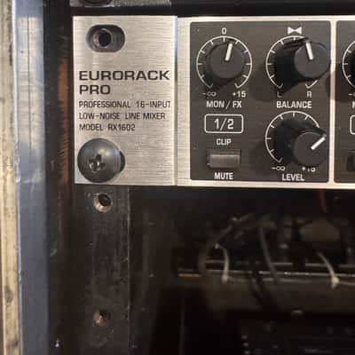 Behringer Eurorack Pro RX1602 16-Input Line Mixer 2010s - Standard image 1