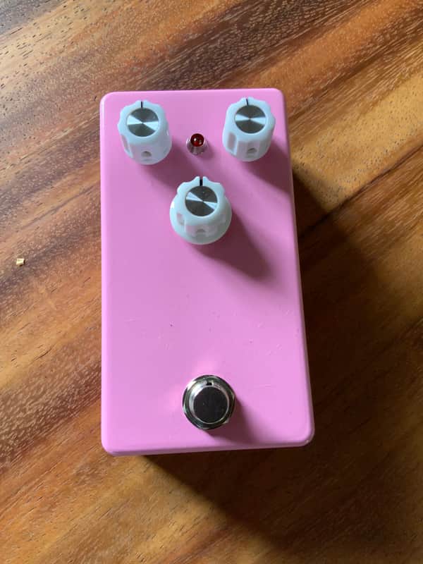 RCO Pedals Cream Pie Fuzz 2022 Pink with white knobs image 1