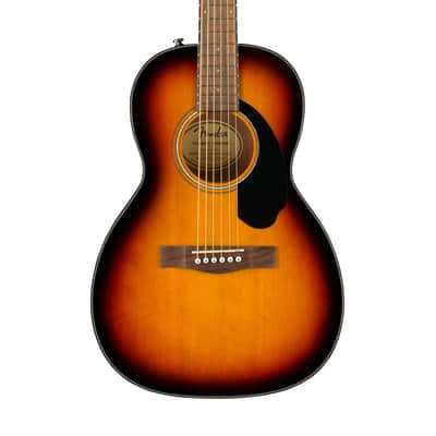 Fender CP-60S Parlor Acoustic Guitar - 3-Color Sunburst w/ Walnut FB image 1