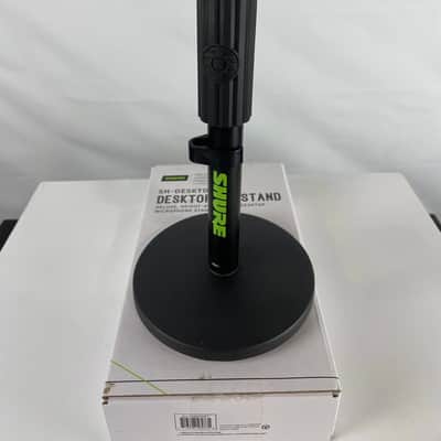 Shure by Gator SH-DESKTOP1 Round Base Desktop Microphone Stand, Black image 1