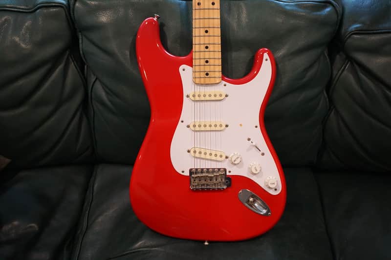 1988 Red Fender Stratocaster H series Made in Japan MIJ image 1