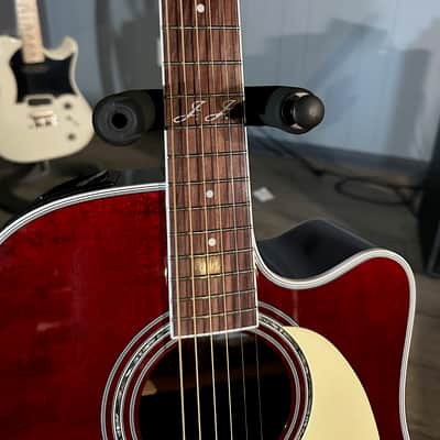Takamine JJ325SRC, John Jorgenson, Gloss Red Stain W/ Free Shipping image 5