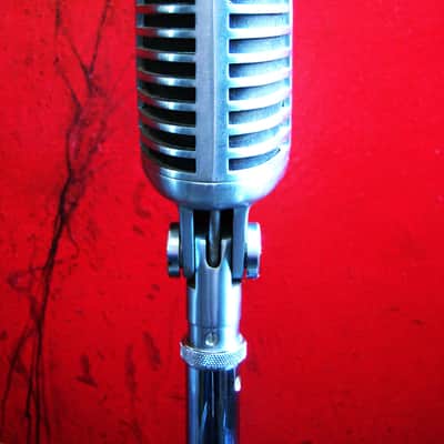 Vintage 1950's Astatic 77L dynamic cardioid microphone with F-11 adapter / cable Multi Z image 9
