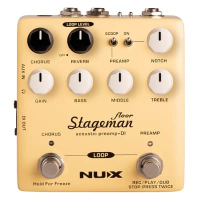 NuX NAP-5 Stageman Floor Deluxe Acoustic Preamp / DI + NEW image 3