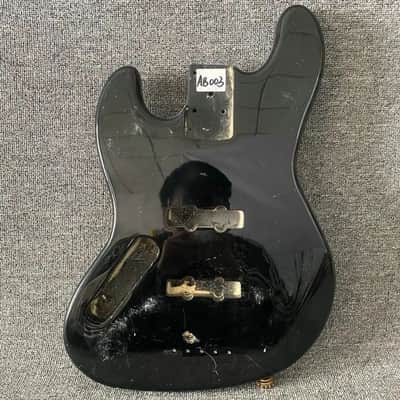 Left Handed Black Jazz Bass Style Body DIY Project image 1