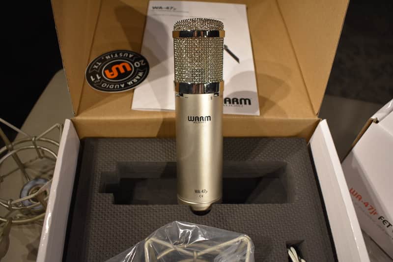 Warm Audio WA-47jr Large Diaphragm Multipattern FET Condenser Microphone 2018 - Present - Nickel image 1