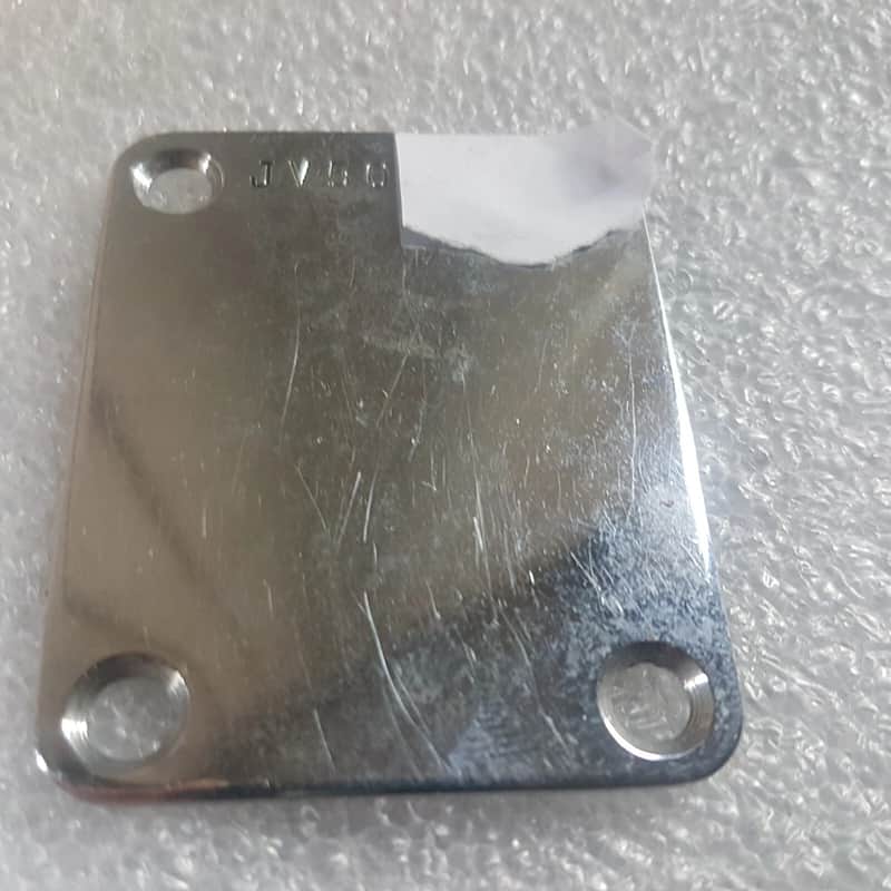 1983 SQUIER by FENDER STRATOCASTER NECK PLATE - JV SERIES image 1