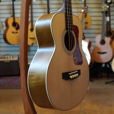 Guild Jumbo Junior Bass Westerly Collection Sitka/Maple Acoustic-Electric Short Scale Bass image 2