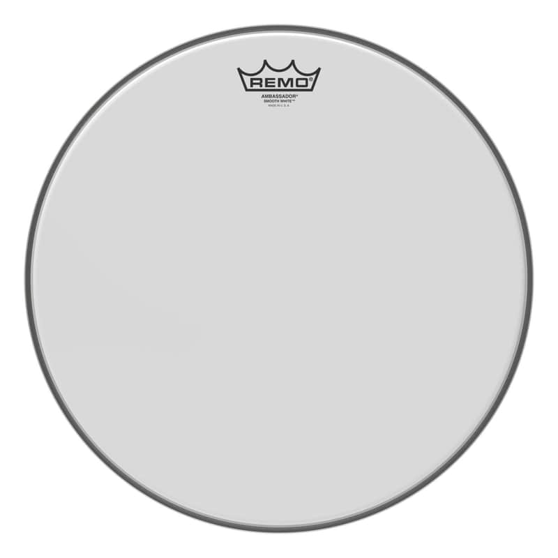 Remo Ambassador Smooth White Drumhead 15" image 1