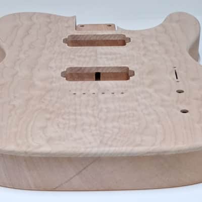 Shepard Custom Guitars Custom Telecaster Body Semi-hollow Backroute F Hole Optional 2023 - Unfinished image 6