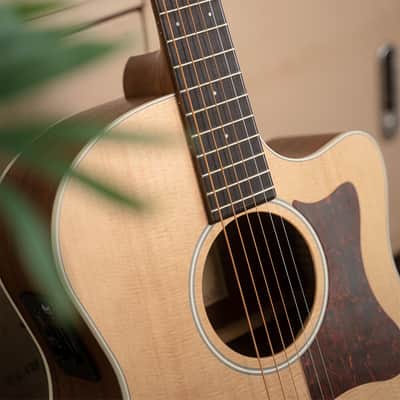 Cort GA1EOP Grand Regal Series Grand Auditorium Body Solid Spruce Top Mahogany Neck 6-String Acoustic-Electric Guitar image 12