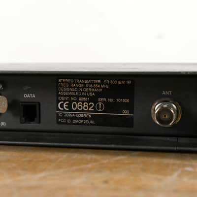 Sennheiser SR 300 IEM G2 Wireless Transmitter 518-554 MHz (NO PSU) CG01103 image 5