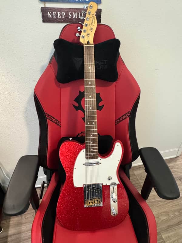Upgraded Squier FSR Bullet Telecaster - Red Sparkle image 1