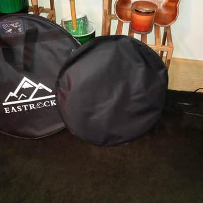 EASTROCK Low Volume Cymbal Pack - 5 Piece Set, 14" Hi-Hat + 16" & 18" Crashes + 20" Ride with Cymbal Bag and Felts image 5