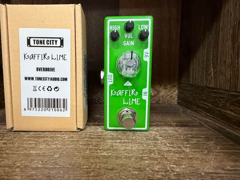 Tone City TC-T6 Kaffir Lime Overdrive With Box 2010s - Green image 1