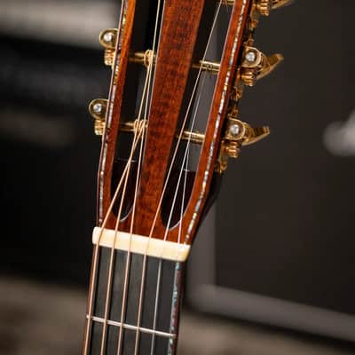 Santa Cruz 000 45 Style Acoustic Guitar - Old Growth Adirondack/Koa with Hardshell Case image 5