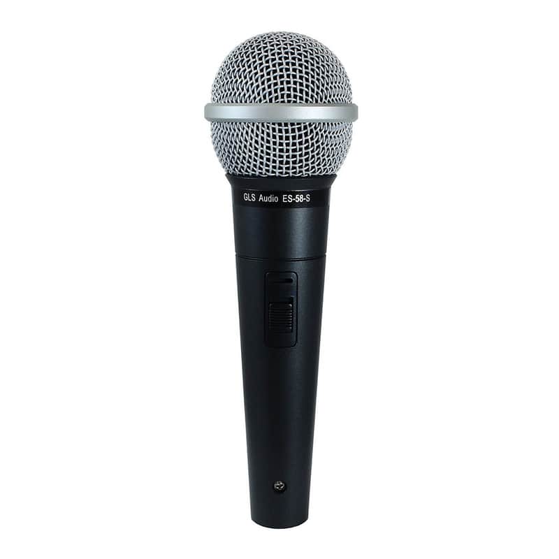 GLS Audio ES-58-S Professional Recording Microphone with on/off switch image 1