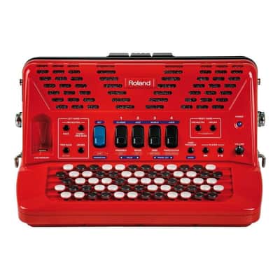 NEW Red Roland FR-1XB-RD Digital Chromatic Button Accordion 62 72 image 3