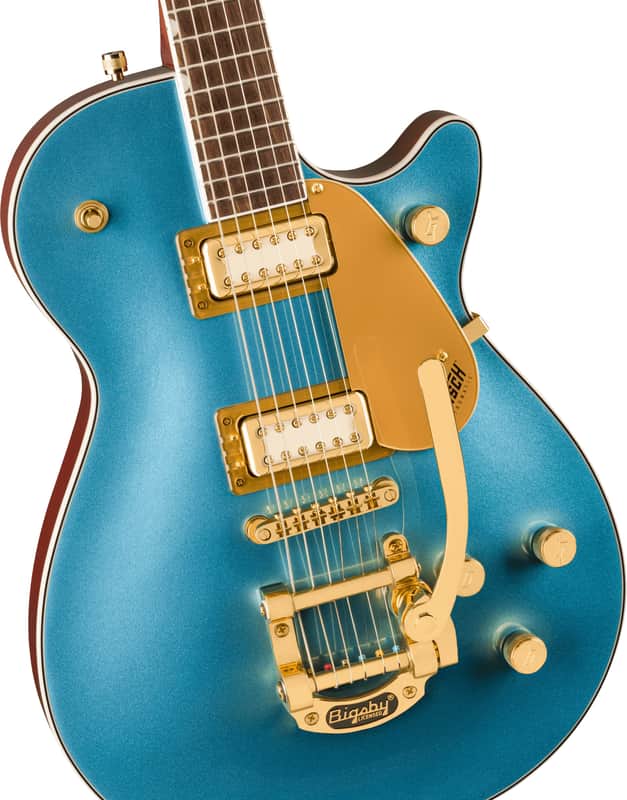New Gretsch Electromatic Pristine LTD Jet Single-Cut with Bigsby, Mako Blue, Help Support Brick & Mortar Music Shops ! image 1