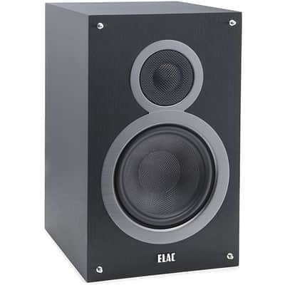 Elac DB61-BK Debut Series B6 6&1/2" Bookshelf Speaker Pair with Accessories Bundle image 3