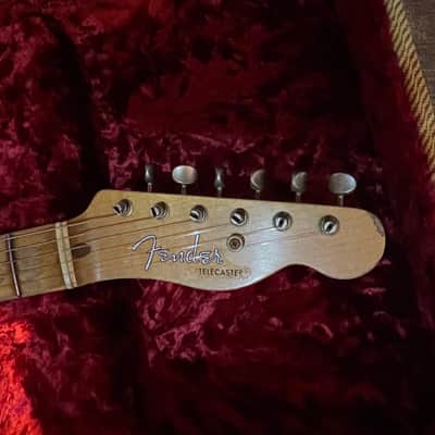 Fender télécaster 2021 - Fender MBD Limited 1952 Telecaster Humbucker Heavy Relic Nocaster Blonde image 19