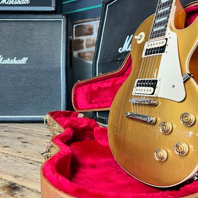 Immagine Gibson Les Paul Classic T Gold Top 2017 Electric Guitar - 14