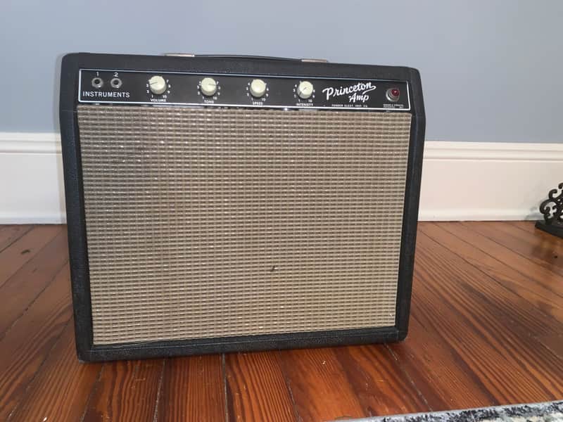 Fender Princeton 12-Watt 1x10" Guitar Combo 1963 - 1964 - Black Panel image 1