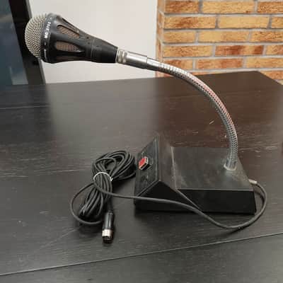 RCF MD 2702 Microphone with S31N Desk Base 1980s Vintage Made in Italy image 9
